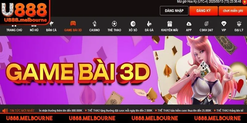Chuyên mục game bài U888 đã khẳng định được vị thế của mình trong làng giải trí 